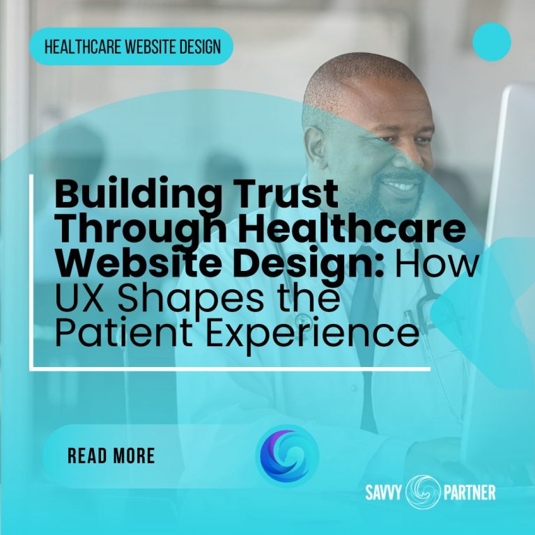 healthcare website design patient experience