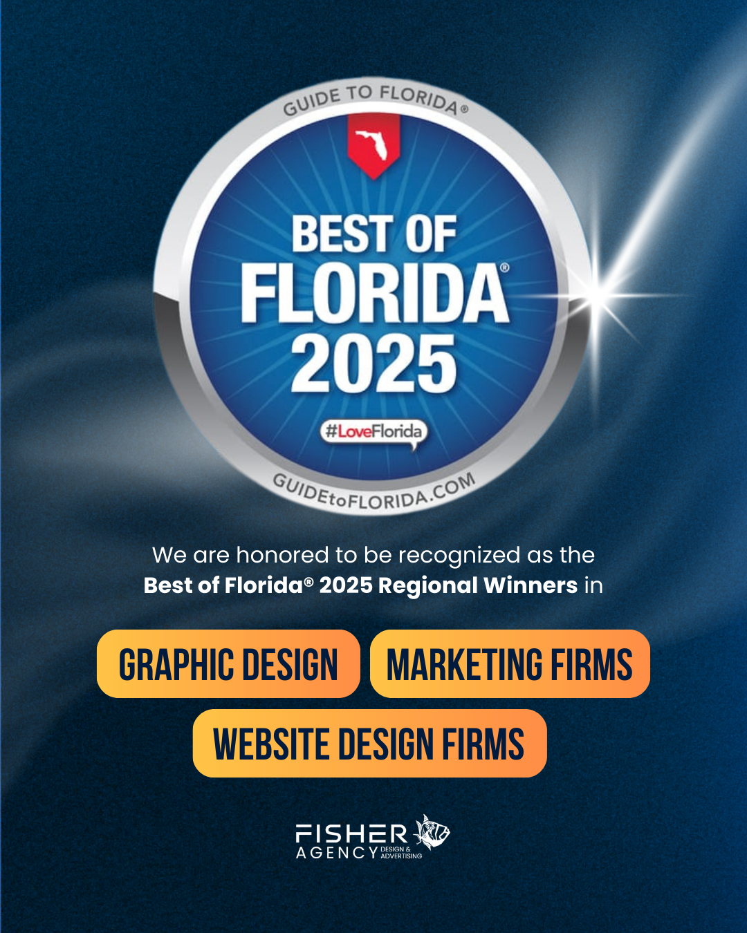 Savvy Partner/Fisher Agency Named 2025 “Best of Florida” Winner in Multiple Categories