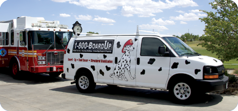 savvy advertising 1 800 boardup vehicle wrap