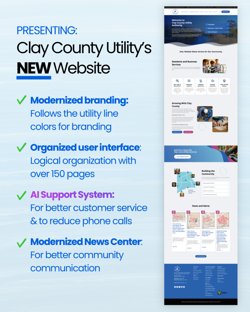 florida claycounty utilities government website design3